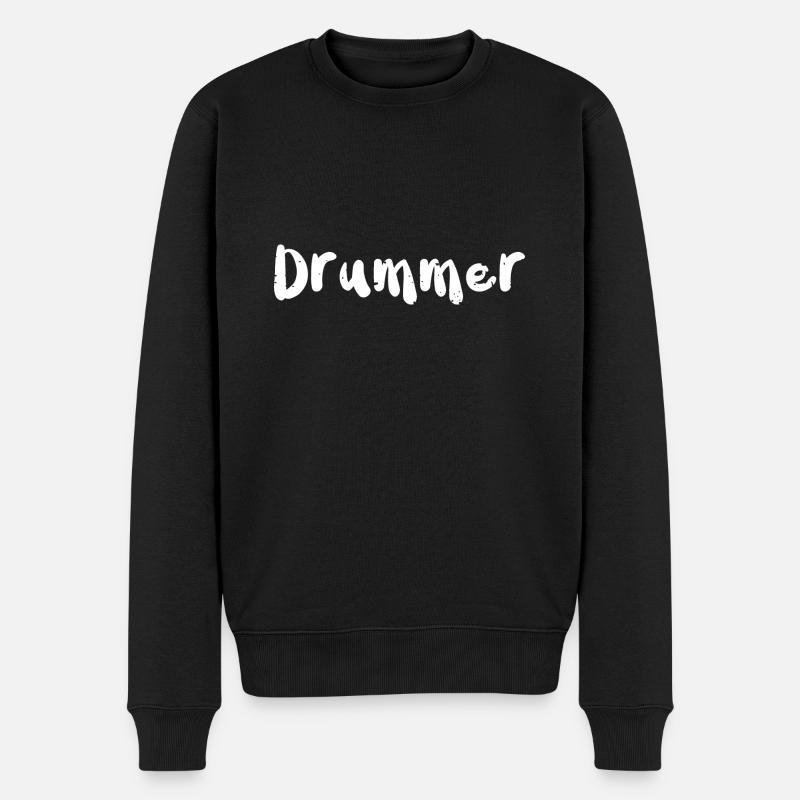 Batteur - Musique - Pull Premium bio Homme - noir