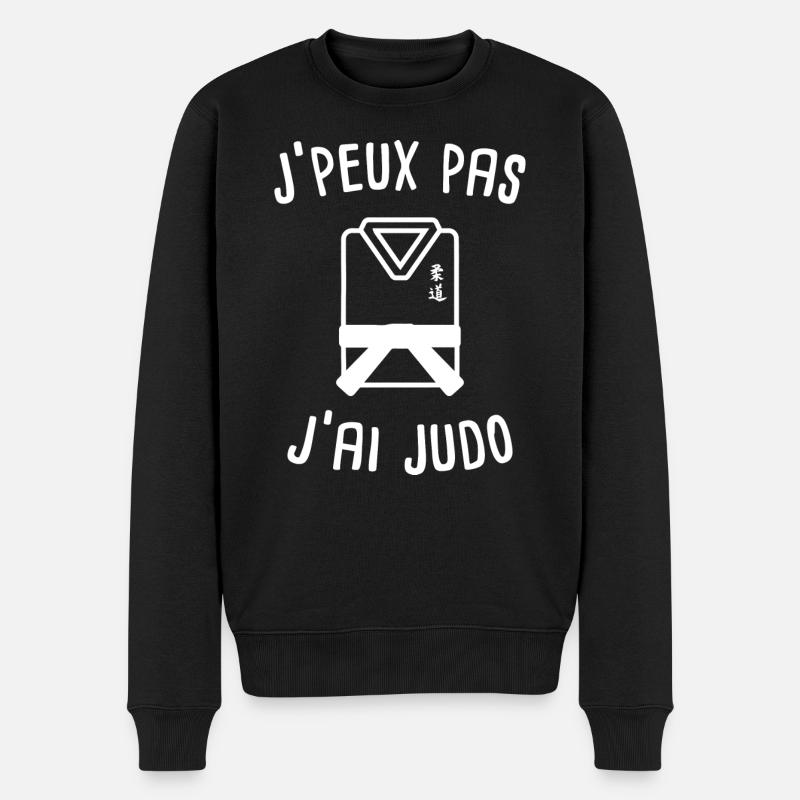 J'peux pas j'ai judo - Pull Premium bio Homme - noir