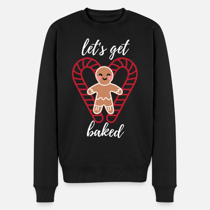 Faisons cuire au four! - Pull Premium bio Homme - noir