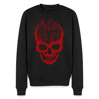 Red Skull - Menento Mori - Men's Premium Organic Jumper - black - Front - Nico (187cm)