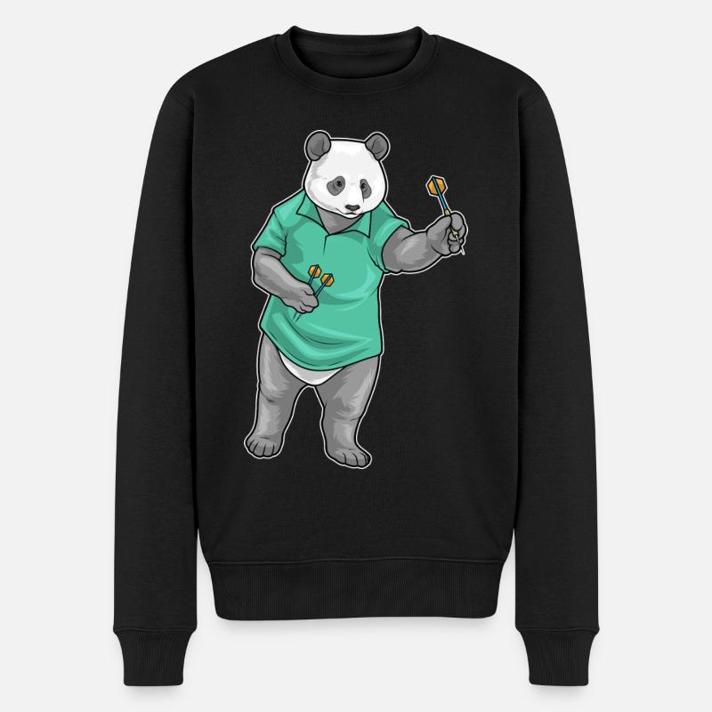 Panda Dart Dartpfeil - Pull Premium bio Homme - noir