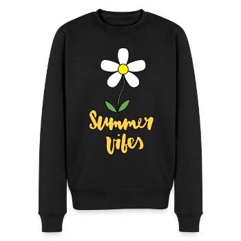 Summer Vibes - Pull Premium bio Homme - noir - Devant - Nico (187cm)