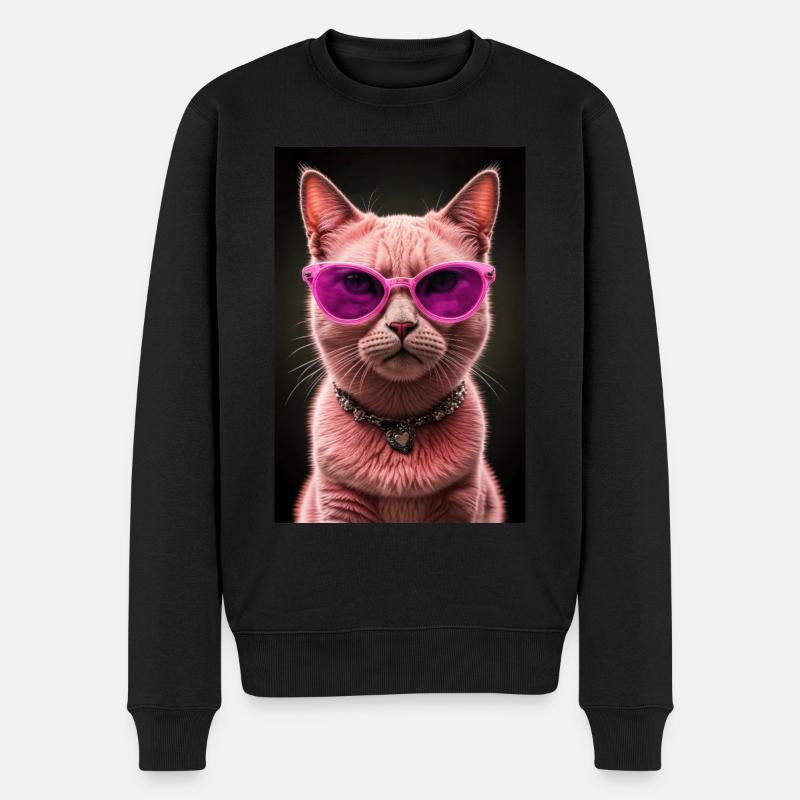 Diva du monde félin - Pull Premium bio Homme - noir