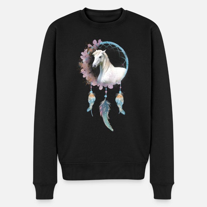 Attrapeur de rêves - Pull Premium bio Homme - noir