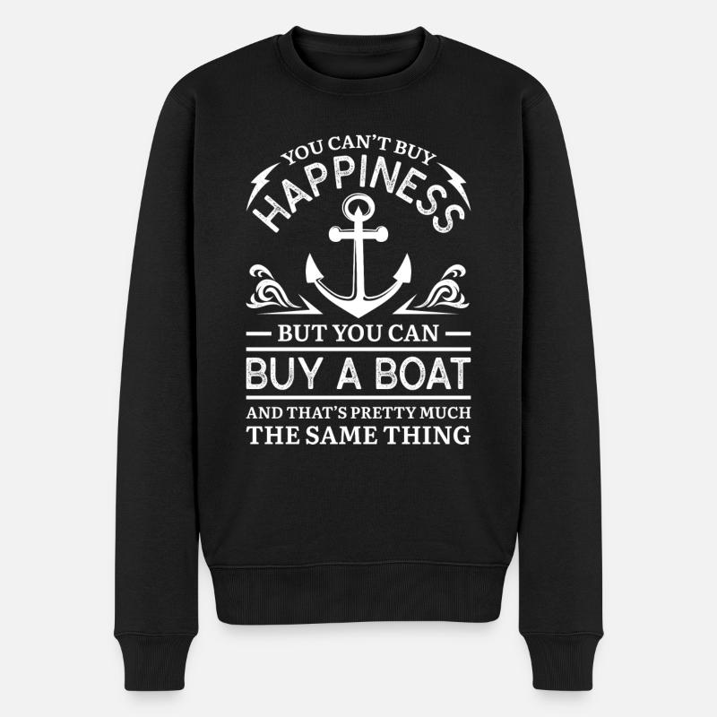 Acheter un bateau - Pull Premium bio Homme - noir