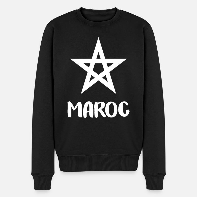 Maroc - Pull Premium bio Homme - noir