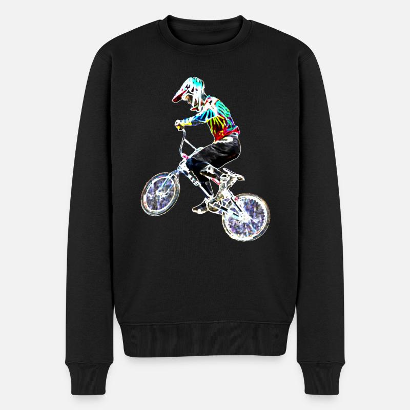 bmx racing - Pull Premium bio Homme - noir