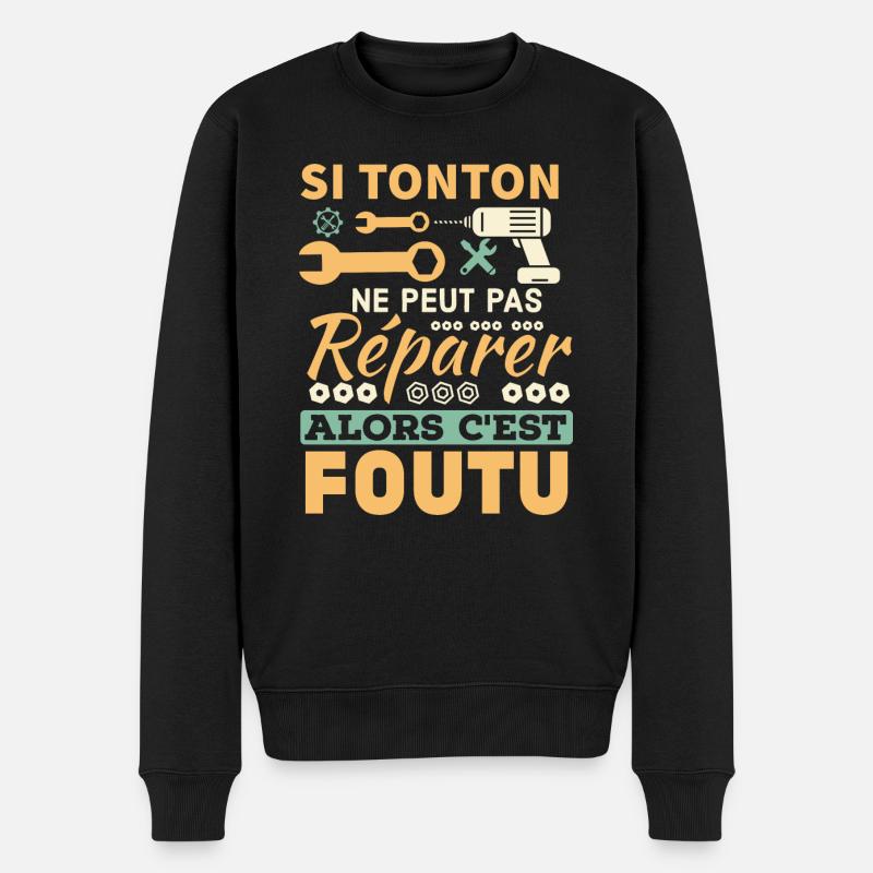 Tonton bricoleur - Pull Premium bio Homme - noir