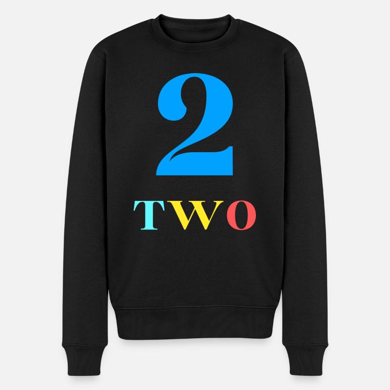 Two-2e anniversaire - Pull Premium bio Homme - noir