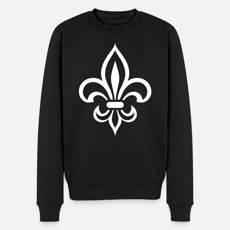 Signe de Fleur majestueuse - Pull Premium bio Homme - noir