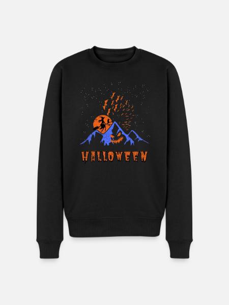 Halloween Hills - Men's Premium Organic Jumper - black