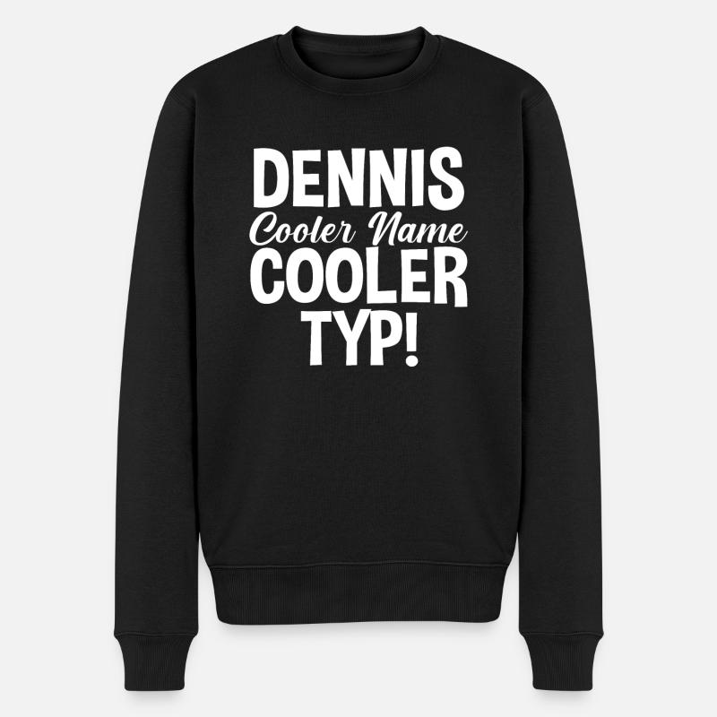 Prénom Dennis - Pull Premium bio Homme - noir
