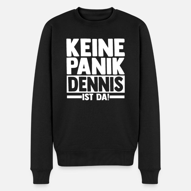 Prénom Dennis - Pull Premium bio Homme - noir