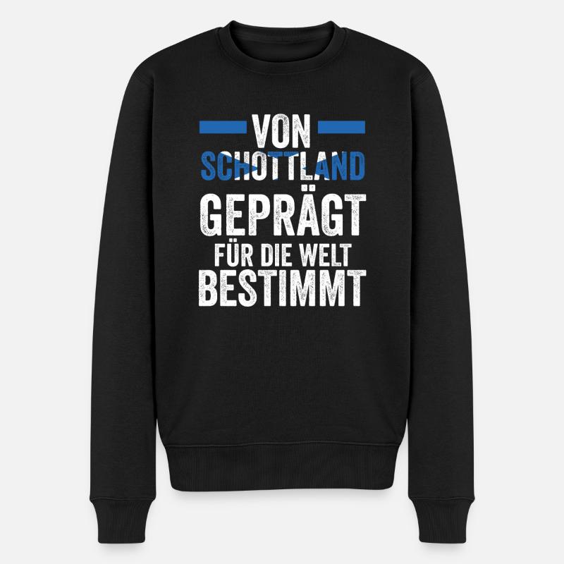 Schotten Schottisch Schottland - Männer Premium Bio Pullover - Schwarz
