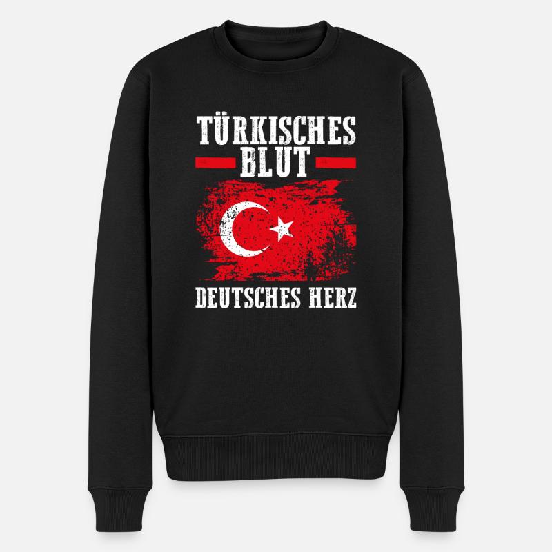Turcs Turcs Allemands Turquie - Pull Premium bio Homme - noir