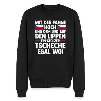 Czechs Czech Czech Republic - Men's Premium Organic Jumper - black - Front - Nico (187cm)