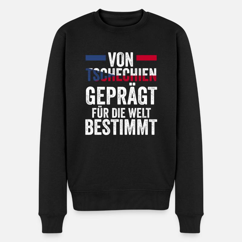 Tchèques République tchèque - Pull Premium bio Homme - noir