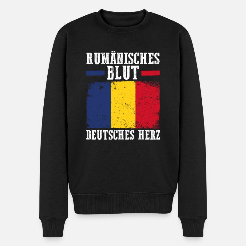 Roumain Roumain Allemagne Roumanie - Pull Premium bio Homme - noir