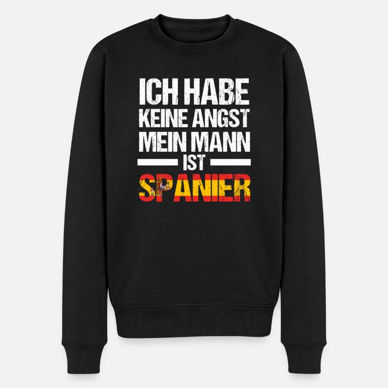 Spanier Spanien - Männer Premium Bio Pullover - Schwarz