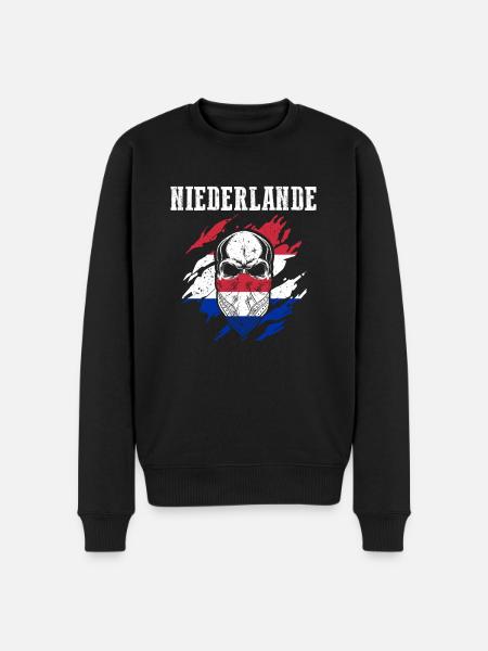 Pays-Bas Pays-Bas - Pull Premium bio Homme - noir