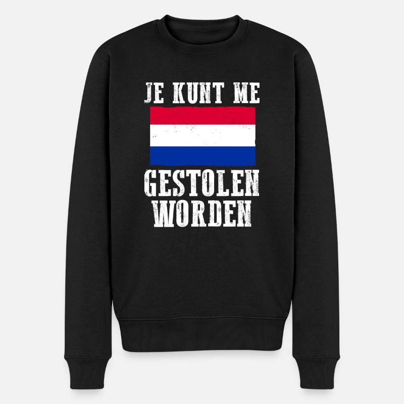 Pays-Bas Pays-Bas - Pull Premium bio Homme - noir