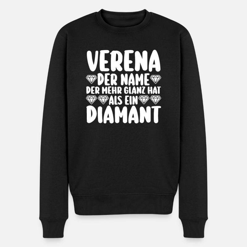 Prénom Verena - Pull Premium bio Homme - noir