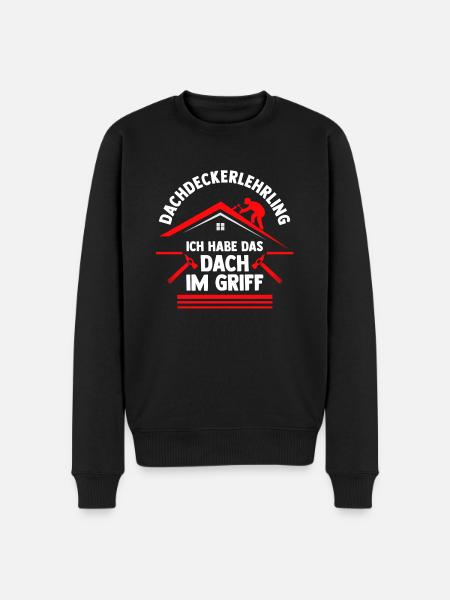Roofing training apprentice Auzbi roofer - Men's Premium Organic Jumper - black