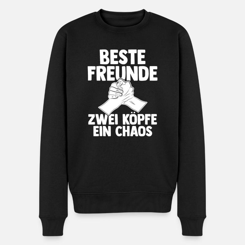 Meilleurs ami - Pull Premium bio Homme - noir