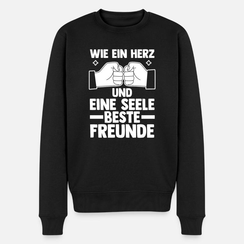 Meilleurs ami - Pull Premium bio Homme - noir
