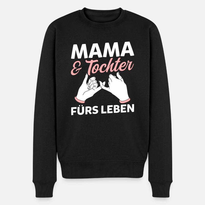 Maman et fille - Pull Premium bio Homme - noir