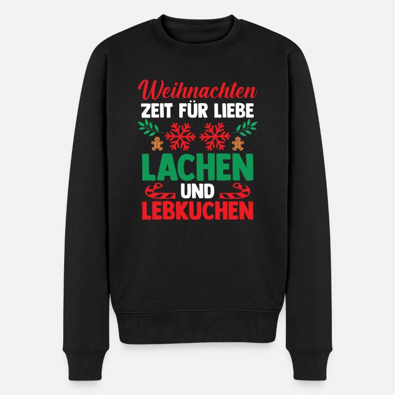 Père Noël Noël Noël - Pull Premium bio Homme - noir