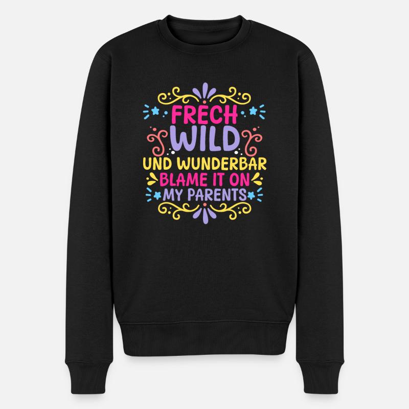 Filles Fille - Pull Premium bio Homme - noir