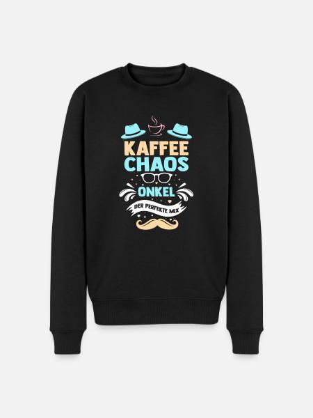 Coffee Uncle - Men's Premium Organic Jumper - black