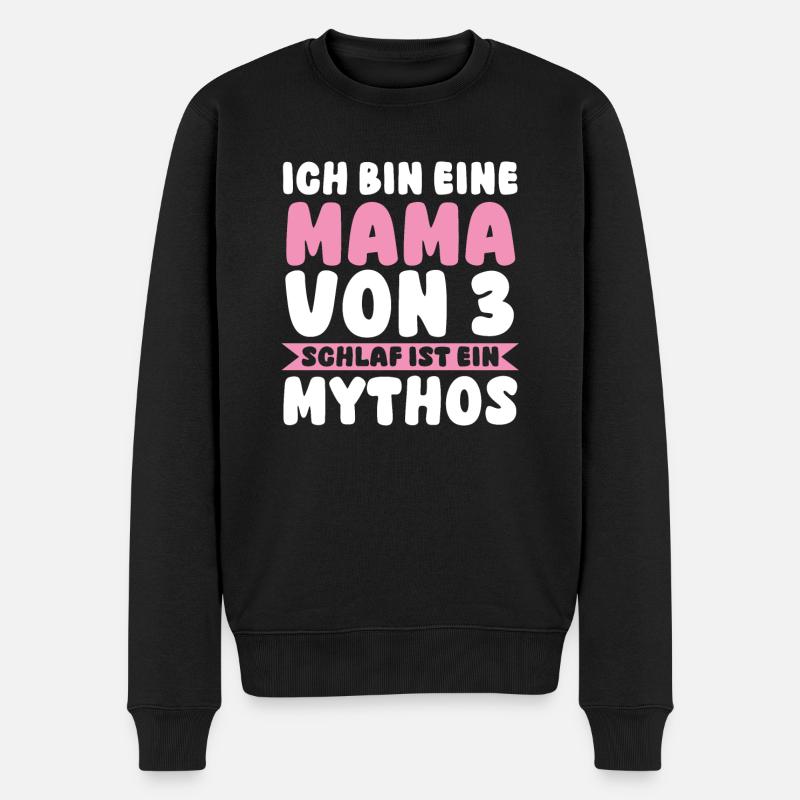 Maman de 3 enfants - Pull Premium bio Homme - noir