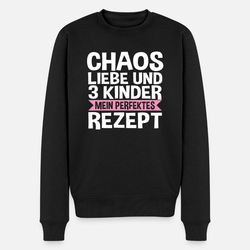 Maman de 3 enfants - Pull Premium bio Homme - noir
