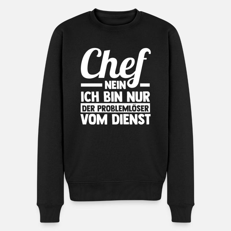 Chef d’équipe Farewell - Pull Premium bio Homme - noir