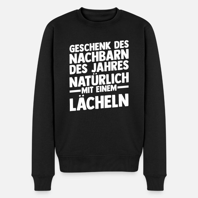 Quartier Meilleur voisin - Pull Premium bio Homme - noir