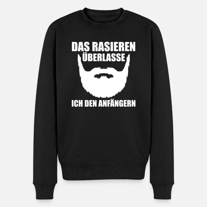 Bearded Bearded Beard - Men's Premium Organic Jumper - black
