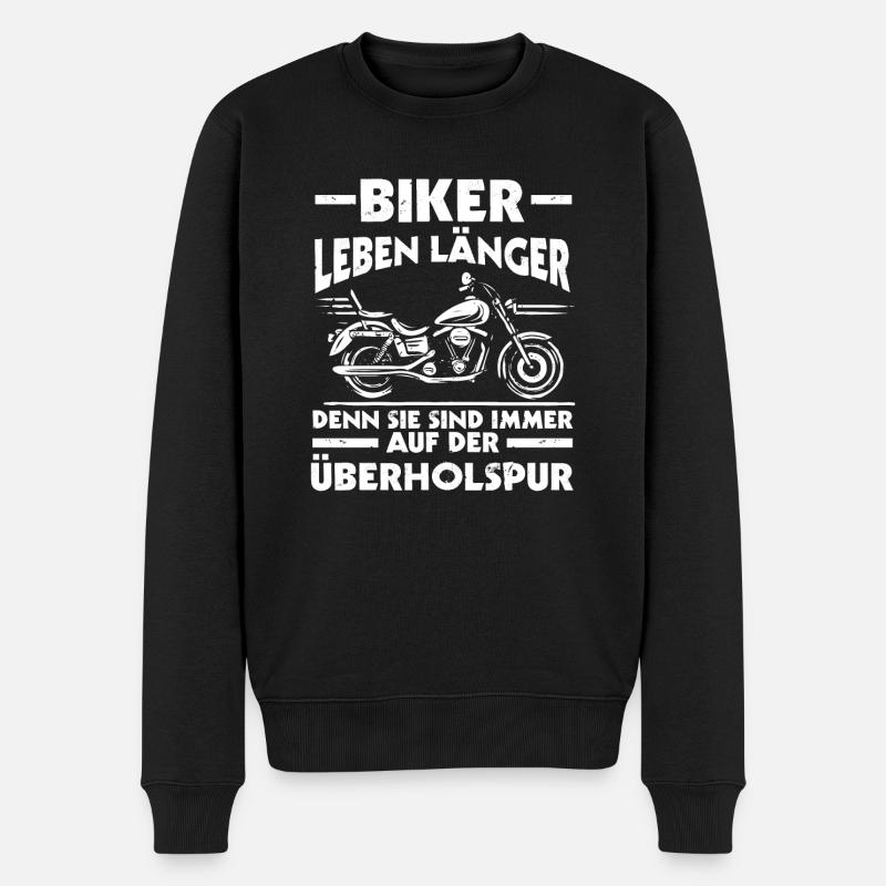 Motard Moto Moto - Pull Premium bio Homme - noir
