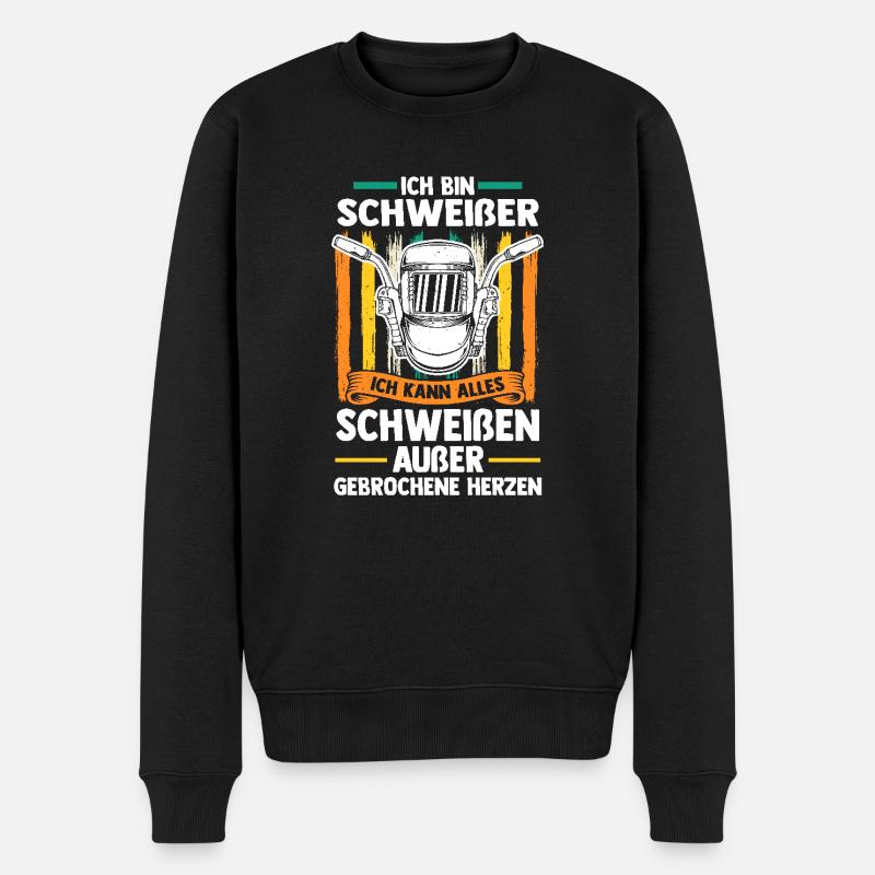 Soudage Soudeurs Soudeurs - Pull Premium bio Homme - noir
