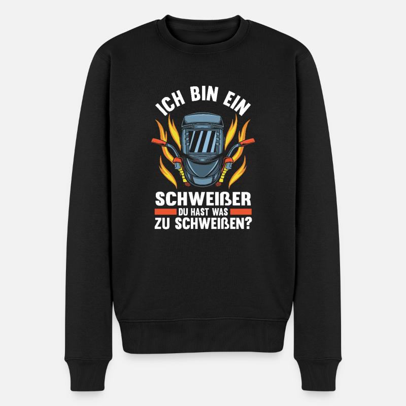 Soudage Soudeurs Soudeurs - Pull Premium bio Homme - noir