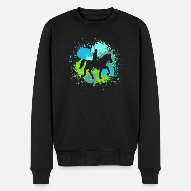Cheval - Pull Premium bio Homme - noir