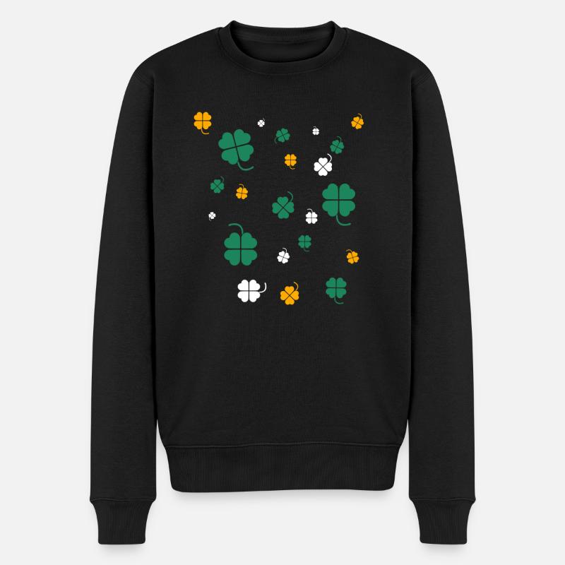 Shamrock,Shamrocks , Irlande - Pull Premium bio Homme - noir