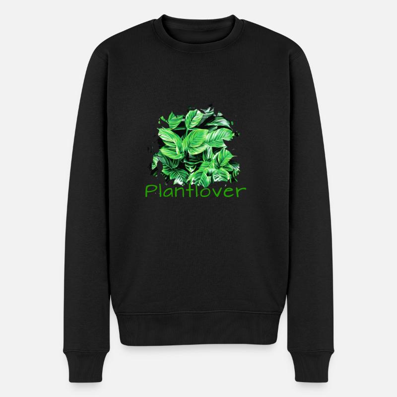 Philodendron, Plantes, Plantes, Amant - Pull Premium bio Homme - noir