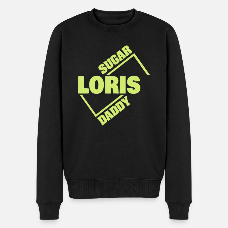 Sugardaddy Loris - Pull Premium bio Homme - noir