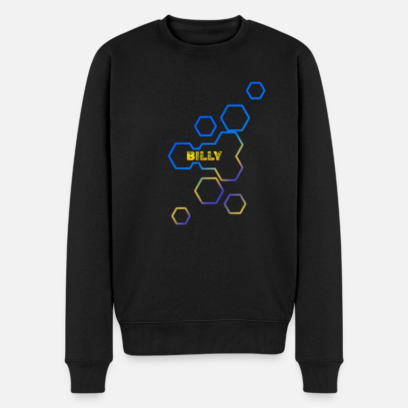 Technikfreak Billy - Männer Premium Bio Pullover - Schwarz