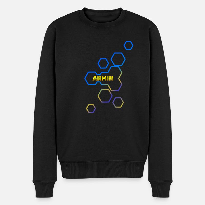 Cadeau ArMin - Pull Premium bio Homme - noir