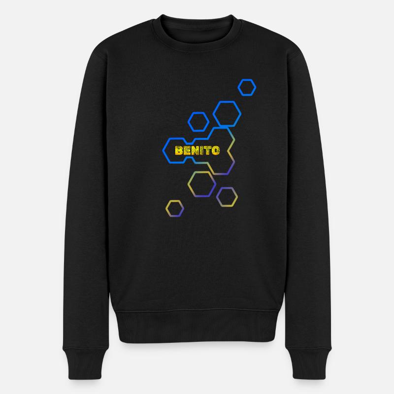 Geschenk Benito - Männer Premium Bio Pullover - Schwarz
