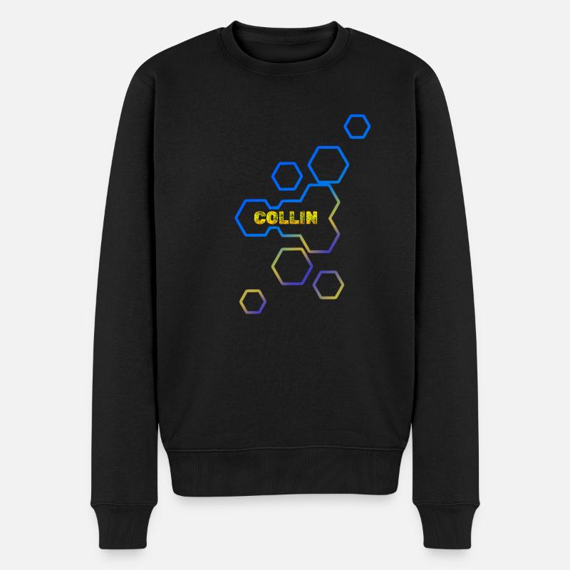 Collin comme nom - Pull Premium bio Homme - noir