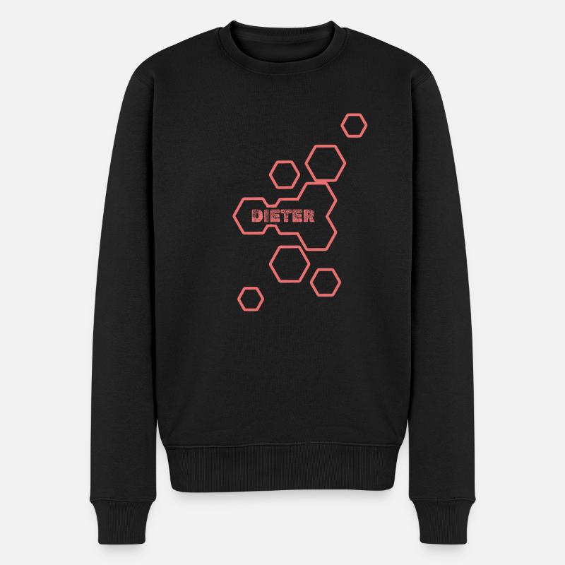 Nom Dieter - Pull Premium bio Homme - noir
